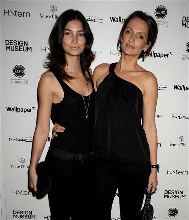 With older sister Saffron Aldridge :: Getty Images